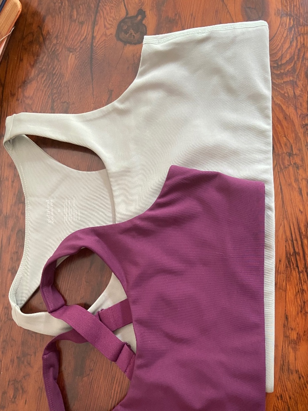 2 Girlfriend Collective sports bras (size M)